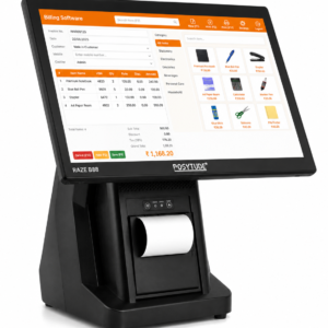 POSYTUDE RAZE B88 Touch Pos Machine, Touch Screen Billing Machine, Restaurant Billing Machine