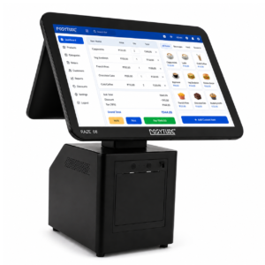 Dual Screen RAZE 08 Core i3, 8GB, 128GB mSATA, Touch Screen Point of Sale Billing Machine